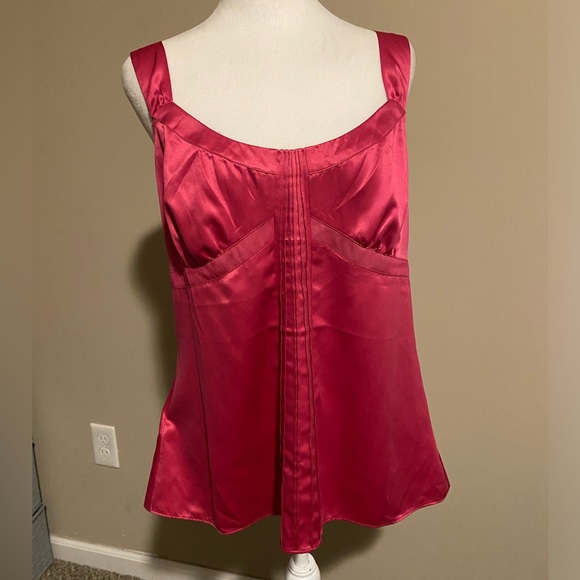 LOFT Tops - Ann Taylor LOFT 14 New with Tags Pink Satin Bustier Top